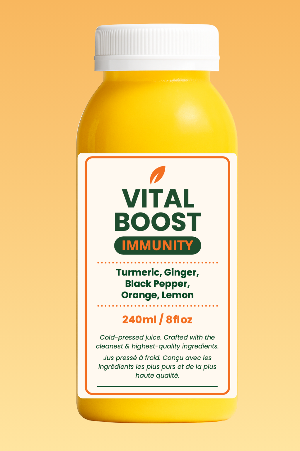 IMMUNITY – Turmeric, Ginger, Black Pepper, Orange & Lemon